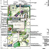 sample of a landscape design plan