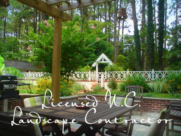 licensed north carolina landscape contractor